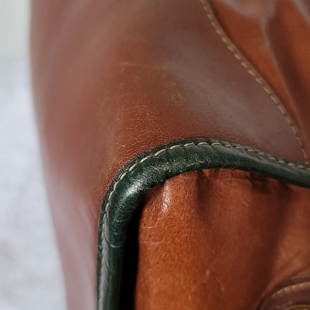 Brahmin vintage brown leather handbag - Picture 12 of 16